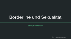 Borderline und Sexualität