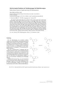 Hydroxylamin-Funktion als Nachbargruppe bei