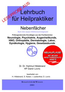 Lehrbuch für Heilpraktiker