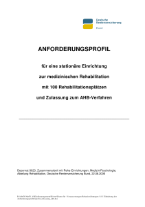 anforderungsprofil - Deutsche Rentenversicherung