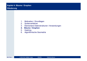 Kapitel 4: Bäume / Graphen Gliederung 1. Motivation - fbi.h