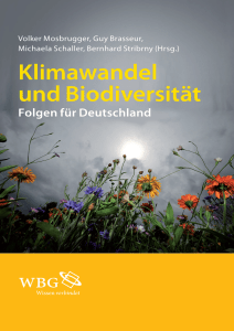 Klimawandel und Biodiversität–Folgen für Deutschland