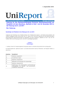 UniReport Satzungen und Ordnungen - Goethe