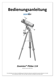 Bedienungsanleitung Zoomion® Philae 114