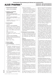 Imatinib AL 100 mg/- 400 mg Filmtabletten