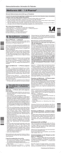 Metformin 500 - 1 A Pharma