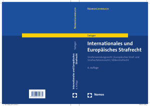 Internationales und Europäisches Strafrecht