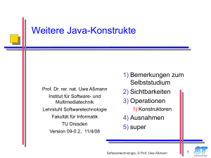 Weitere Java-Konstrukte