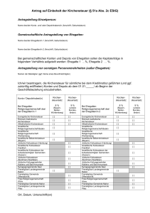 Antrag auf Einbehalt der Kirchensteuer (§ 51a Abs. 2c EStG)