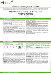 PPF („PMG Partners Funds“) - LPActive Value Fund