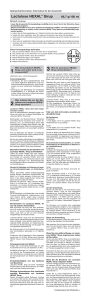 Lactulose HEXAL® Sirup 66,7 g/100 ml - medikamente-per