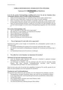 GEBRAUCHSINFORMATION: INFORMATION FÜR