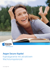 Aegon Secure Kapital Kapitalgarantie mit attraktivem