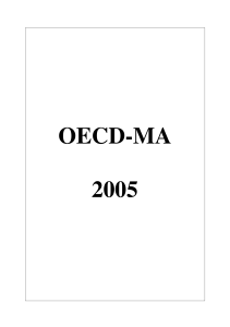 OECD-MA 2005 - Kompetenzzentrum Steuerrecht
