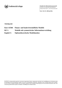 Modelle mit symmetrischer Informationsverteilung Kapitel 3