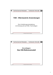 Das OSI-Referenzmodell