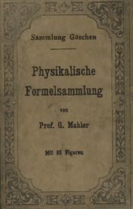 yw ^ i sili (%# * Physikalische ßö j Formelsammlung