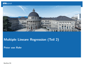 Multiple Lineare Regression (Teil 2) - Charlotte-NGS