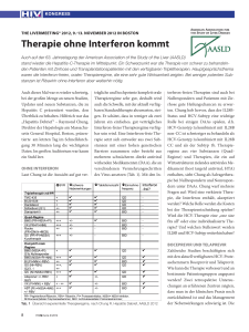 Therapie ohne Interferon kommt