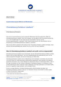 Chenodeoxycholic acid Leadiant, INN