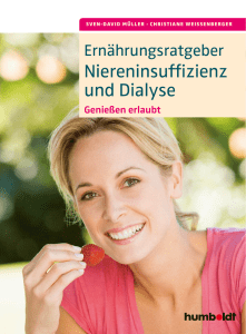 Niereninsuffizienz und Dialyse