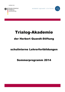 Trialog-Akademie - Herbert-Quandt