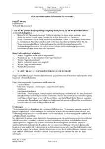 Gebrauchsinformation Flagyl 400 - medikamente-per
