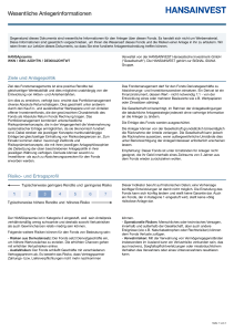 Key Investor Document - HANSApraemie