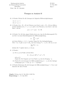 Blatt 7 - Mathematik - Heinrich-Heine