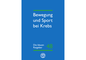 Bewegung und Sport bei Krebs