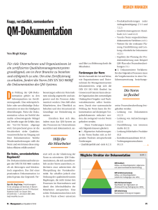QM-Dokumentation D - QM