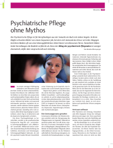 Psychiatrische Pflege ohne Mythos