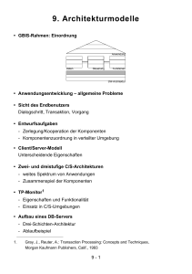 9. Architekturmodelle