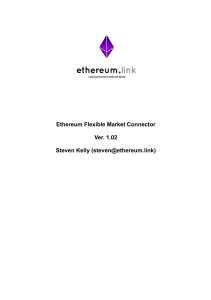 Ethereum Flexible Market Connector Ver. 1.02