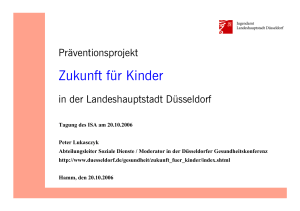 Zukunft für Kinder in Düsseldorf Projekt