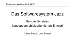 Das Softwaresystem Jazz - ub