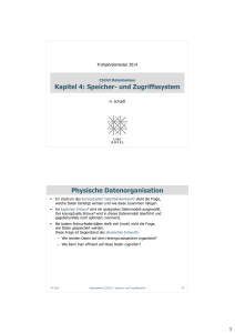 Speicher - Universität Basel | Informatik