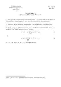 Numerics of Stochastic Processes