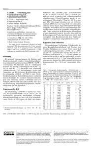 Zeitschrift für Naturforschung / B / 51 (1996)