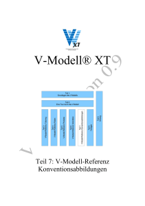 V-Modell(R) XT - Teil 7: V-Modell Referenz Konventionsabbildungen