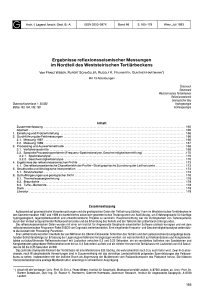 Ergebnisse reflexionsseismischer Messungen im Nordteil des