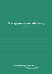Management Weiterbildung 2017