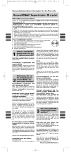 Beipackzettel, Packungsbeilage, Gebrauchsinformation der