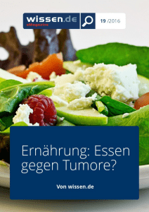 Ernährung: Essen gegen Tumore?