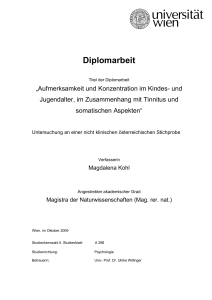 Diplomarbeit - Universität Wien