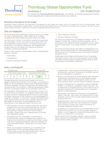 Thornburg Global Opportunities Fund - fund