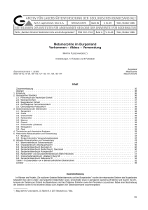 mitteilungen des institutes für angewandte geologie der universität