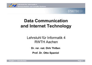 Data Communication and Internet Technology