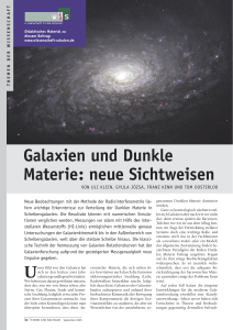 Galaxien und Dunkle Materie