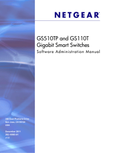 GS110T and GS110TP Software Administration Manual